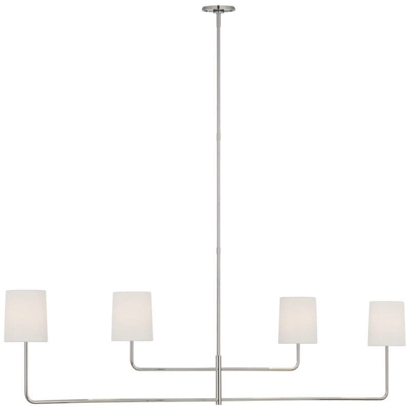 Go Lightly 70" Four Light Linear Chandelier - Avenue Design high end lighting in Montreal