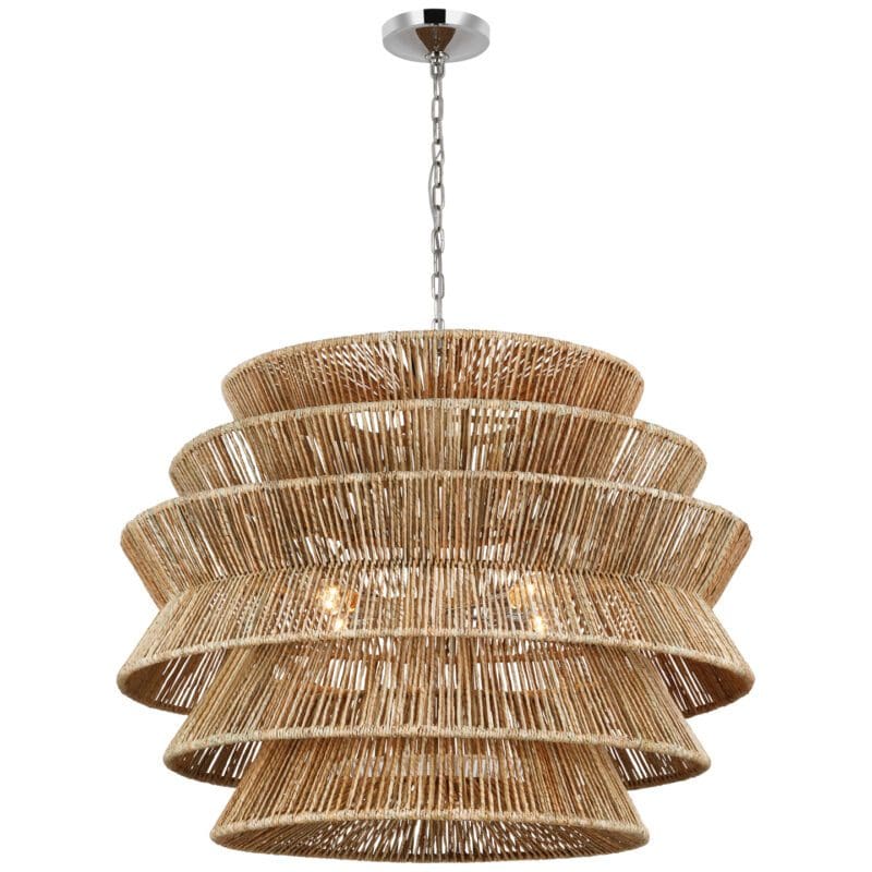 Antigua XL Drum Chandelier - Avenue Design high end lighting in Montreal