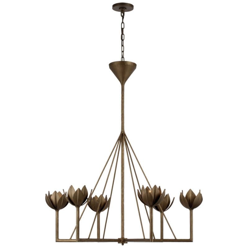 Alberto Large Single Tier Chandelier - Avenue Design high end lighting in Montreal