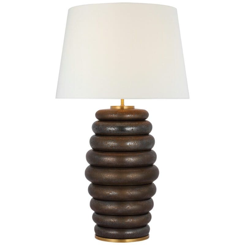 Phoebe Extra Large Stacked Table Lamp - Avenue Design high end lighting in Montreal