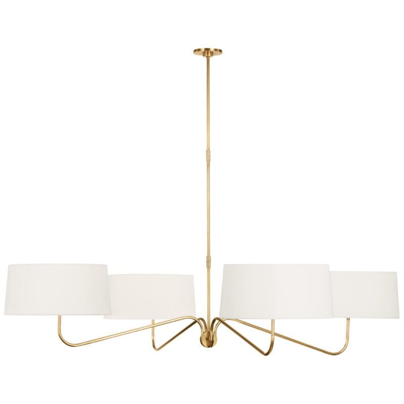 Canto Grande Four Arm Chandelier - Avenue Design high end lighting in Montreal