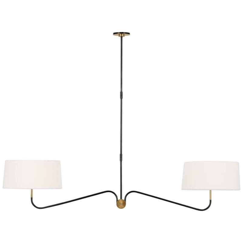 Canto 68" Linear Chandelier - Avenue Design high end lighting in Montreal