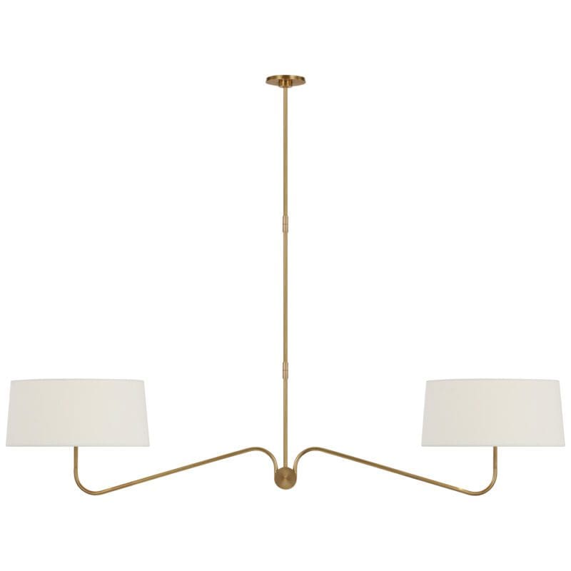 Canto 68" Linear Chandelier - Avenue Design high end lighting in Montreal