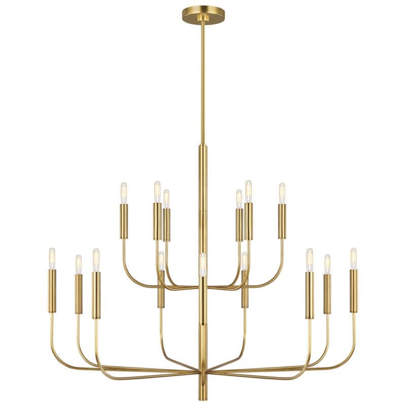 Brianna Large Two-Tier Chandelier - Avenue Design high end lighting in Montreal