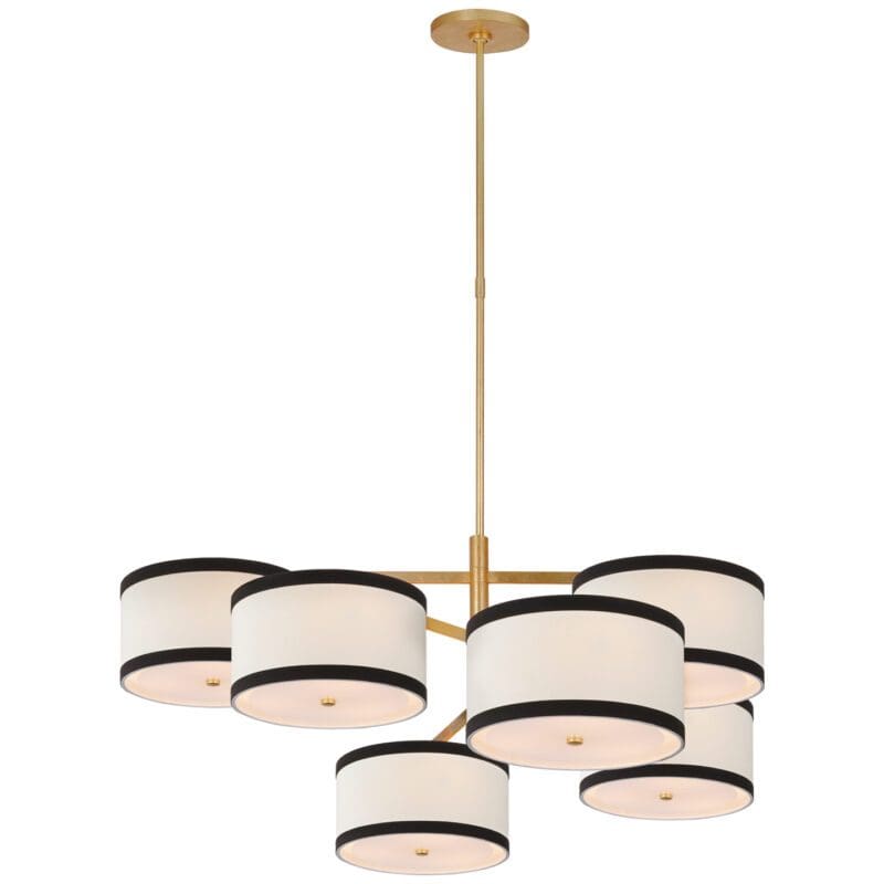 Walker XL Offset Chandelier - Avenue Design high end lighting in Montreal