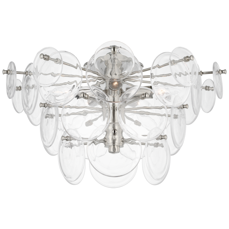 Loire Large Tiered Flush Mount - Avenue Design high end lighting in Montreal