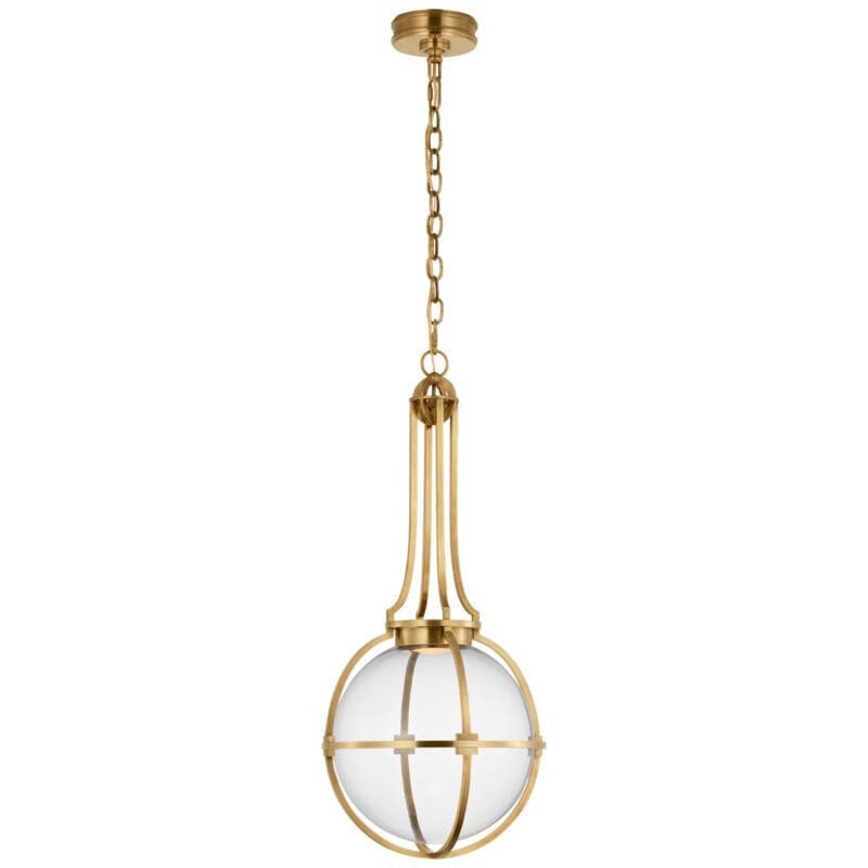 Gracie Medium Captured Globe Pendant - Avenue Design high end lighting in Montreal