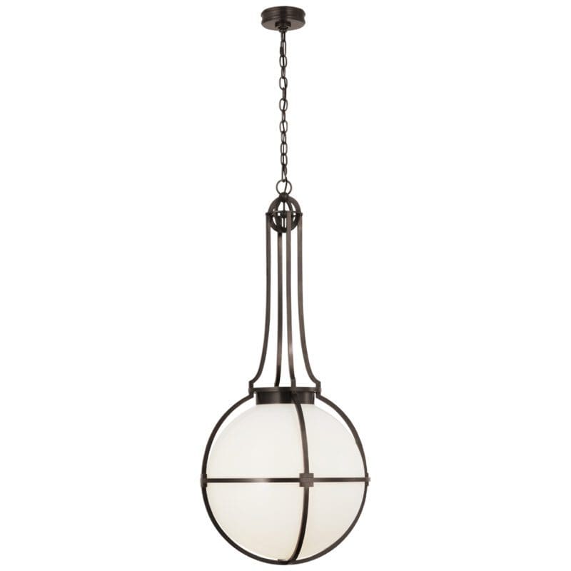 Gracie Large Captured Globe Pendant - Avenue Design high end lighting in Montreal