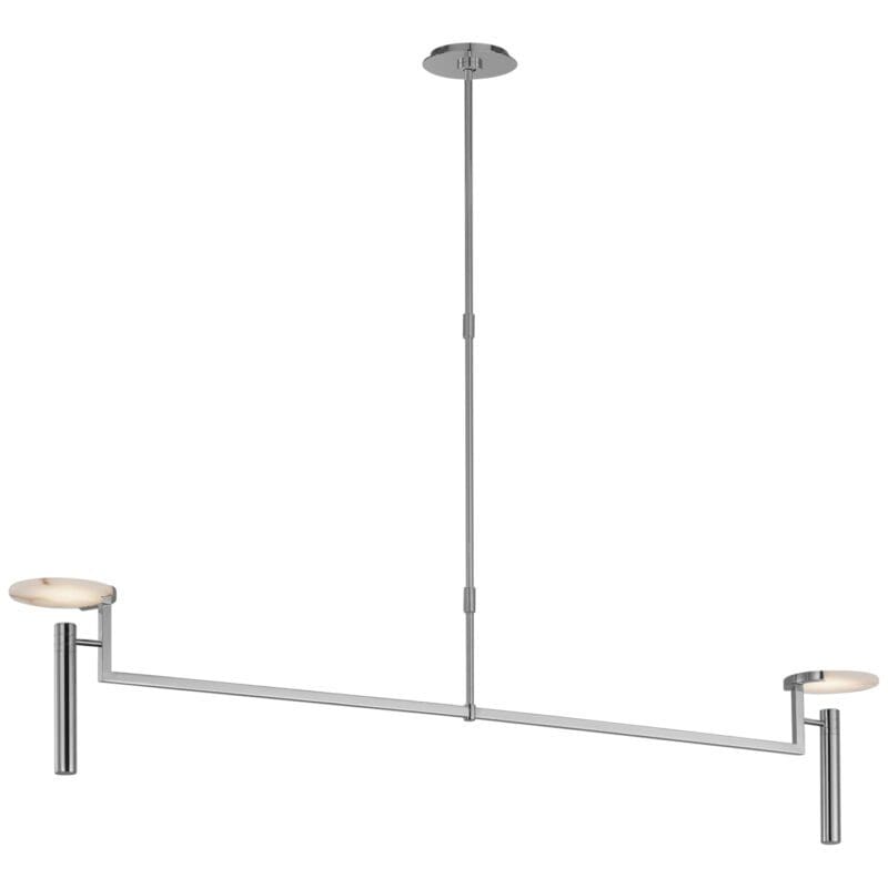 Melange Floating Disc Linear Chandelier - Avenue Design high end lighting in Montreal