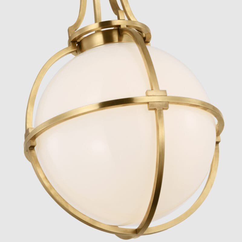 Gracie Medium Captured Globe Pendant - Avenue Design high end lighting in Montreal