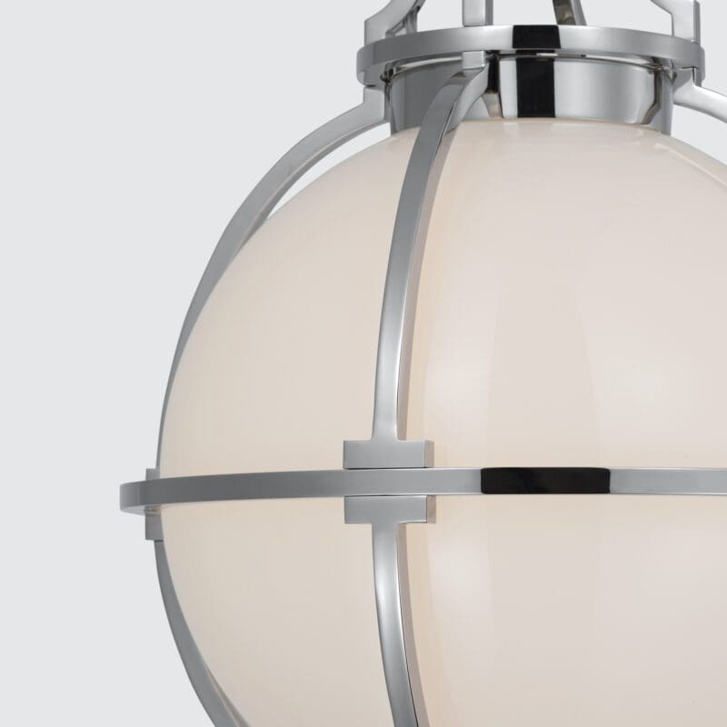 Gracie Medium Captured Globe Pendant - Avenue Design high end lighting in Montreal