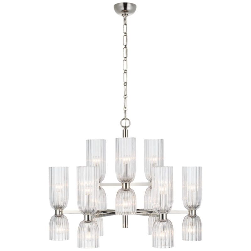 Asalea Medium Two-Tier Chandelier - Avenue Design high end lighting in Montreal