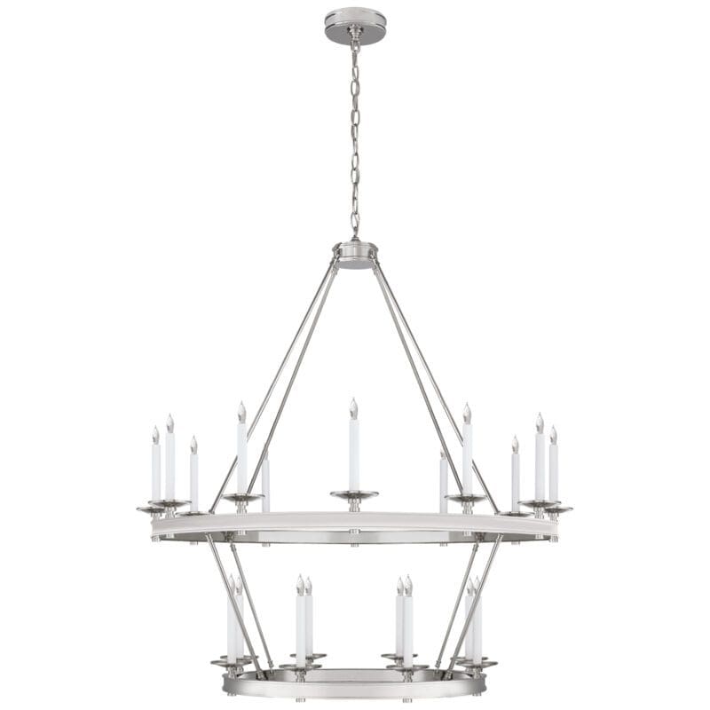 Launceton Large Two Tiered Chandelier - Avenue Design high end lighting in Montreal