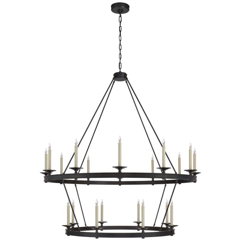 Launceton Grande Two Tiered Chandelier - Avenue Design high end lighting in Montreal