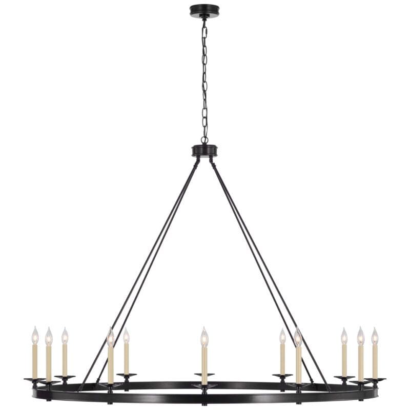 Launceton Oversized Ring Chandelier - Avenue Design high end lighting in Montreal