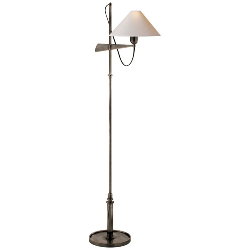 Hargett Bridge Arm Floor Lamp - Avenue Design high end lighting in Montreal