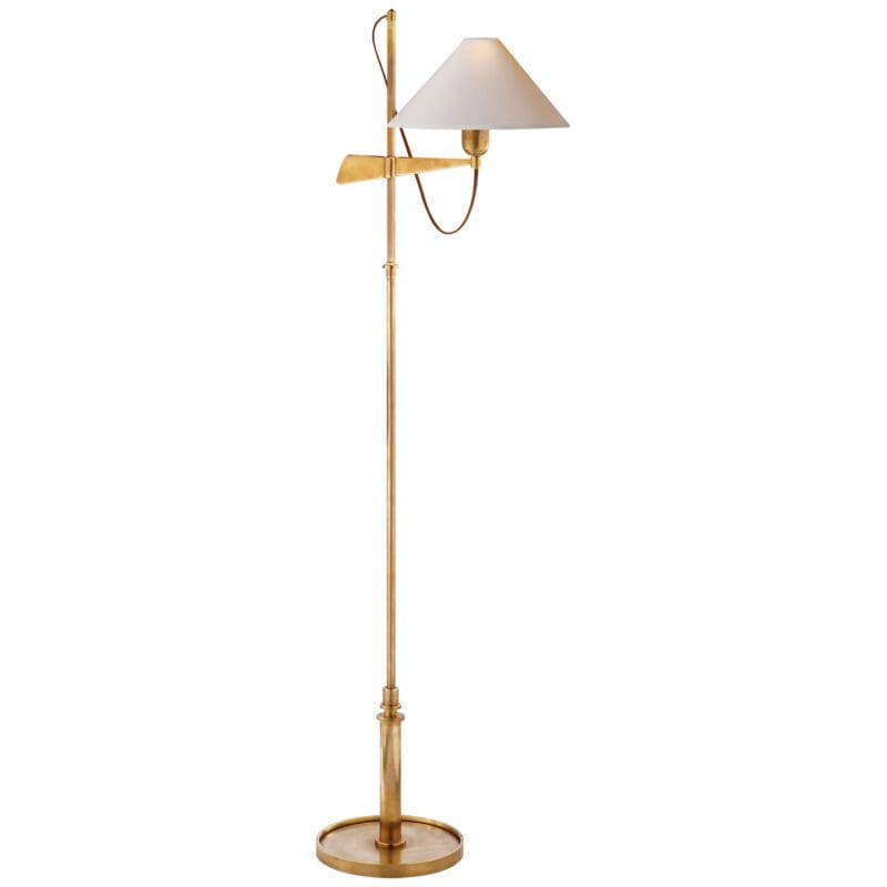 Hargett Bridge Arm Floor Lamp - Avenue Design high end lighting in Montreal