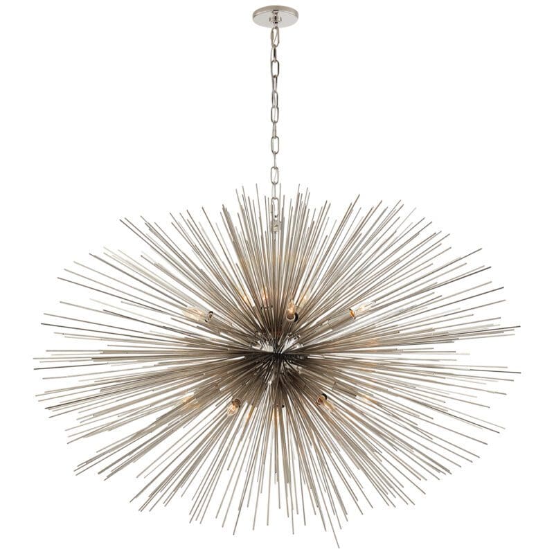 Strada Large Oval Chandelier - Avenue Design high end lighting in Montreal