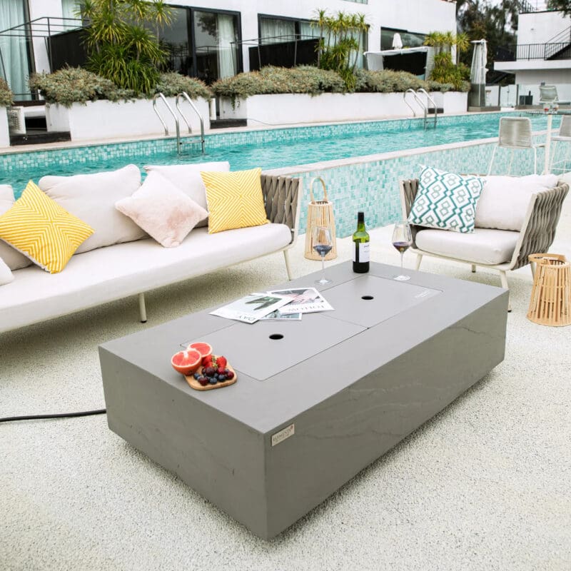 Meteora Fire Table - Avenue Design high end outdoor furniture in Montreal