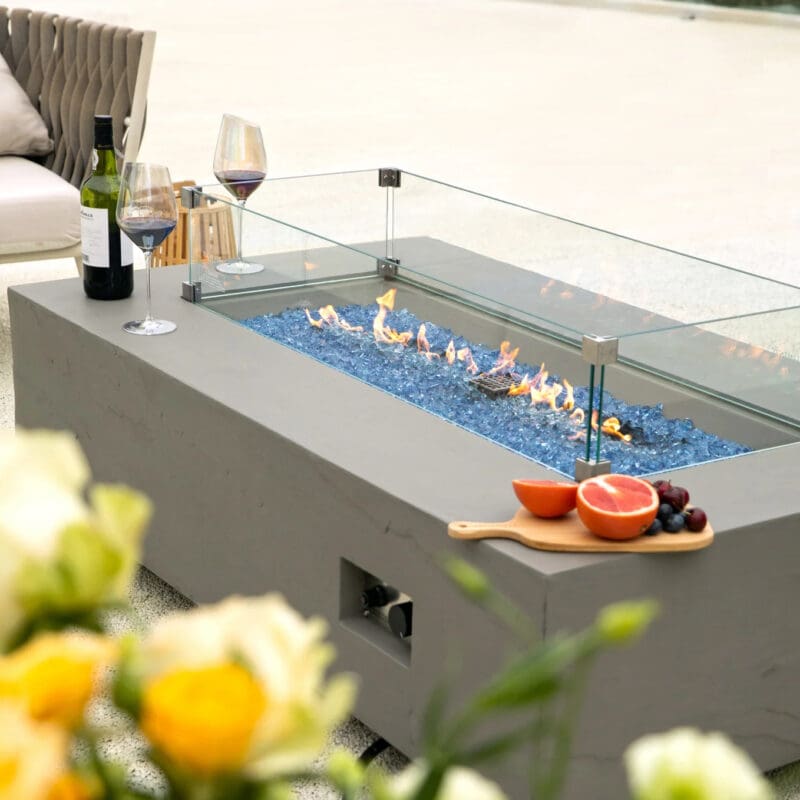 Meteora Fire Table - Avenue Design high end outdoor furniture in Montreal