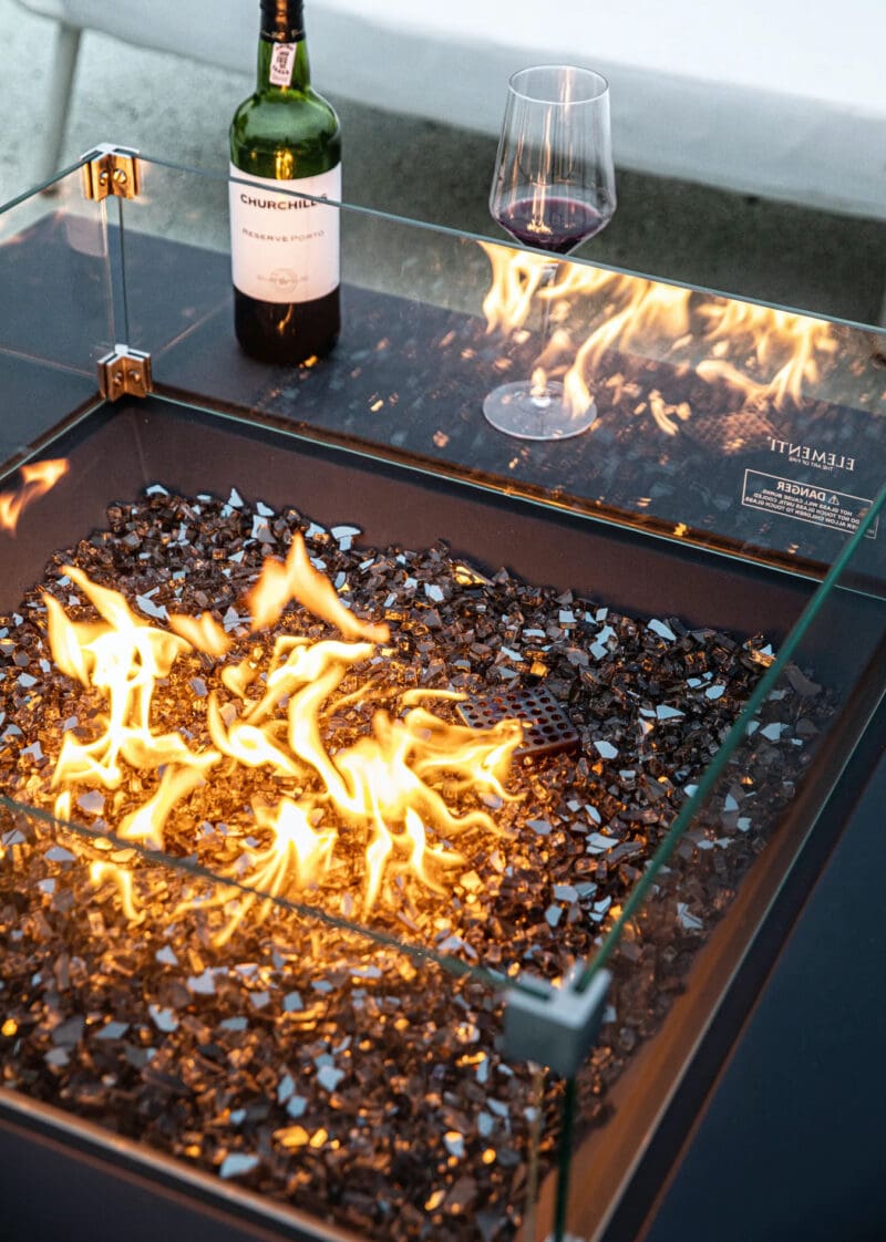 Roraima Fire Table - Avenue Design high end outdoor furniture in Montreal