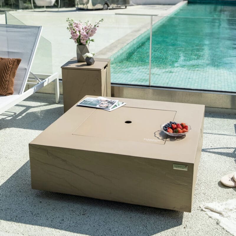 Uluru Fire Table - Avenue Design high end outdoor furniture in Montreal