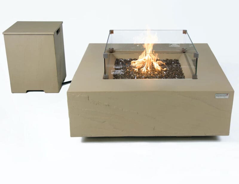 Uluru Fire Table - Avenue Design high end outdoor furniture in Montreal