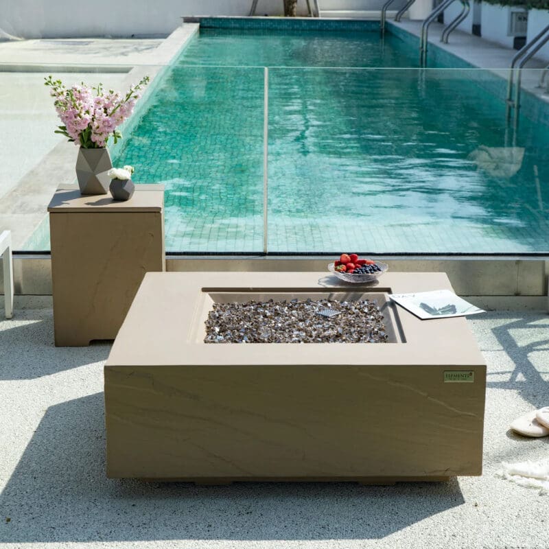 Uluru Fire Table - Avenue Design high end outdoor furniture in Montreal