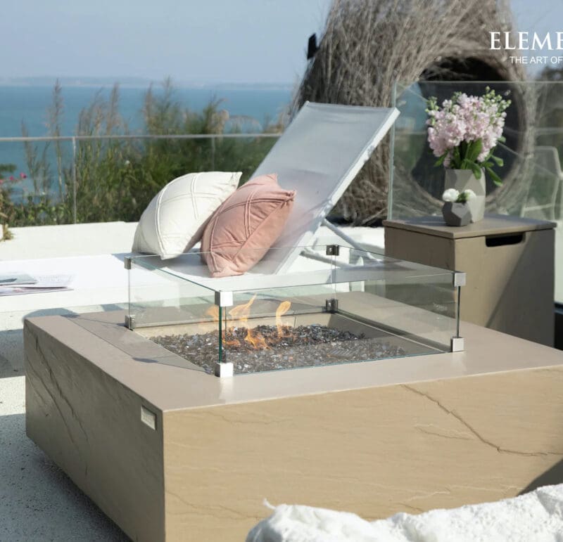 Uluru Fire Table - Avenue Design high end outdoor furniture in Montreal