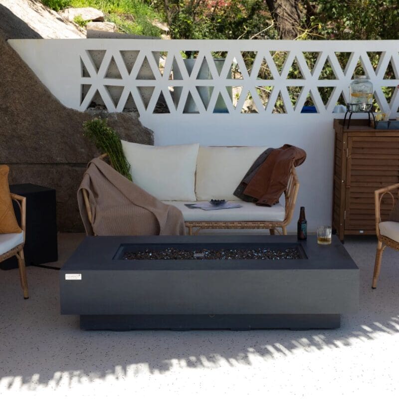 Positano Fire Table - Avenue Design high end outdoor furniture in Montreal