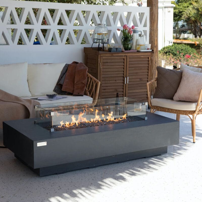 Positano Fire Table - Avenue Design high end outdoor furniture in Montreal