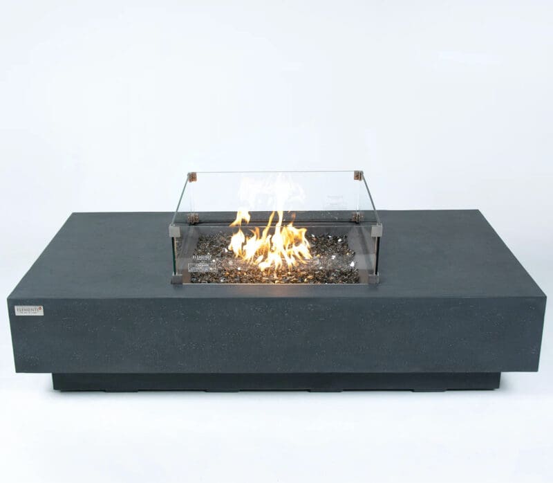 Cannes Fire Table - Avenue Design high end outdoor furniture in Montreal