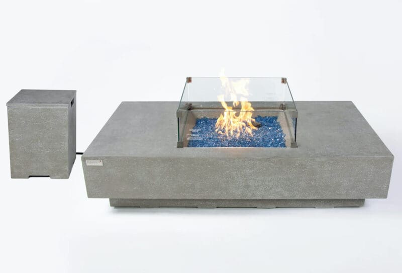 Monte Carlo Fire Table - Avenue Design high end outdoor furniture in Montreal