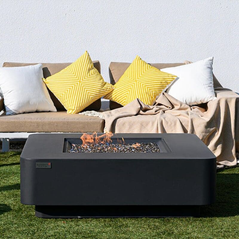 Bergamo Fire Table - Avenue Design high end outdoor furniture in Montreal