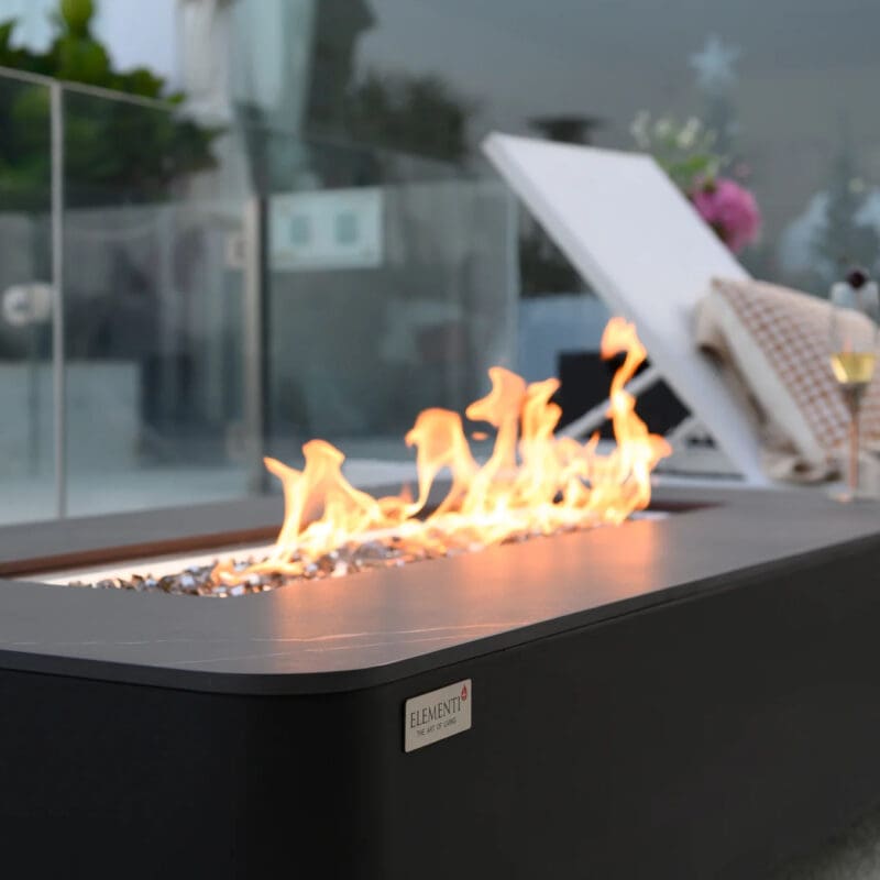 Valencia Fire Table - Avenue Design high end outdoor furniture in Montreal